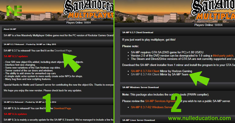 GTA San Andreas online
