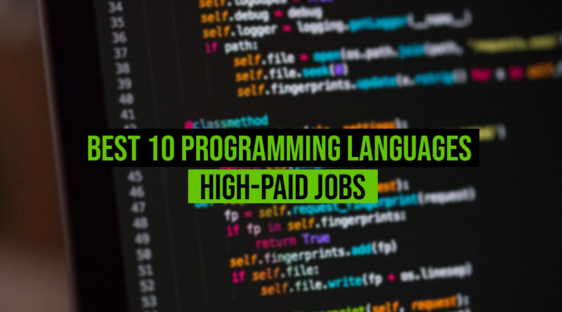 top programming languages in 20201