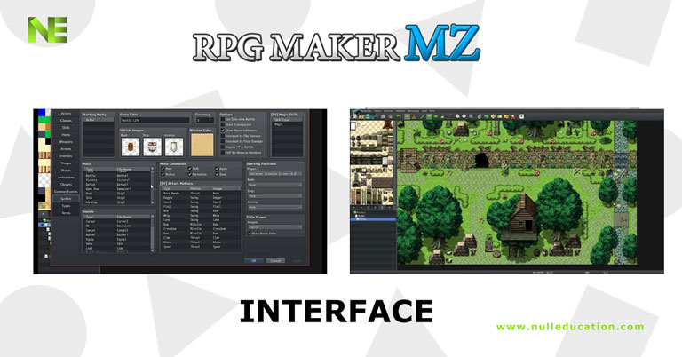 rpg maker Mz interface